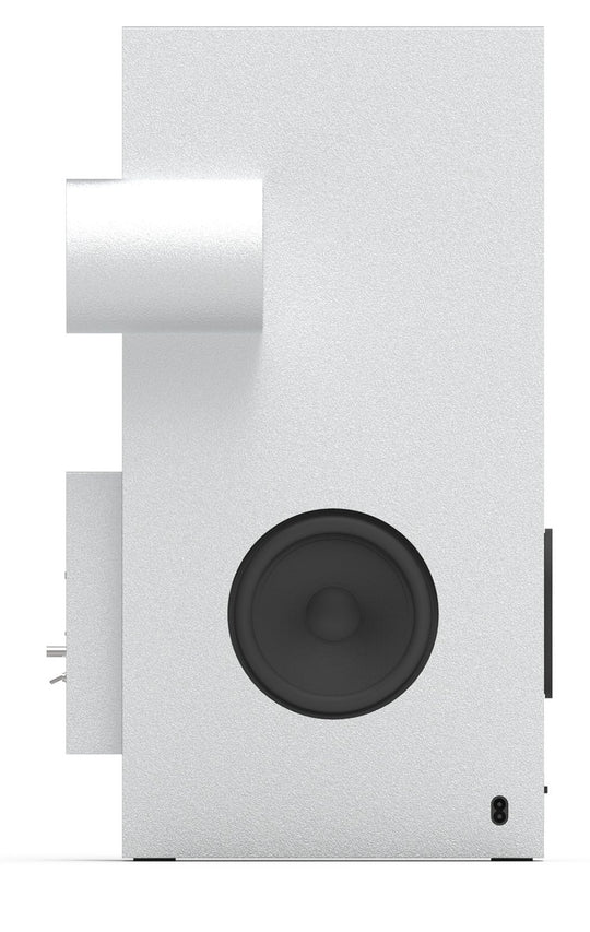 Transparent Brutalist Speaker