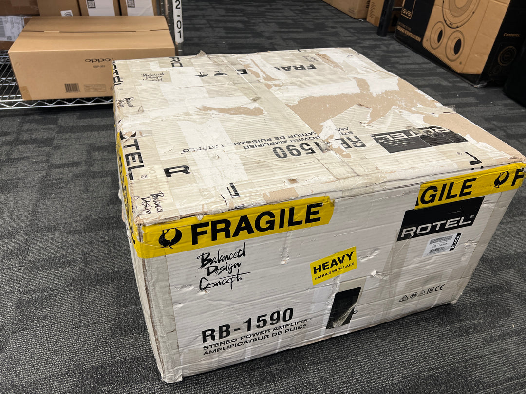 Rotel RB-1590 2-Channel Power Amplifier 350 Watts Black - Open Box
