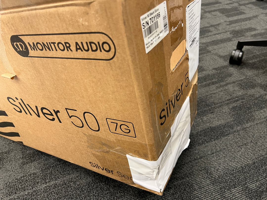 Monitor Audio Silver 50 (7G) Bookshelf Speakers Glossy Black - Open Box