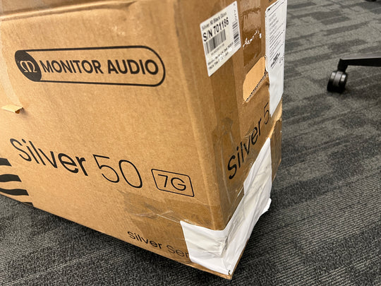 Monitor Audio Silver 50 (7G) Bookshelf Speakers Glossy Black - Open Box