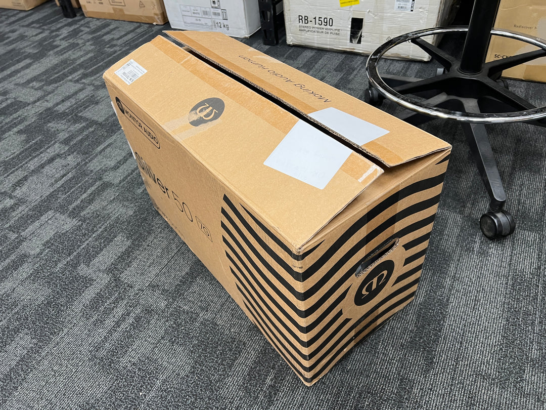 Monitor Audio Silver 50 (7G) Bookshelf Speakers Glossy Black - Open Box