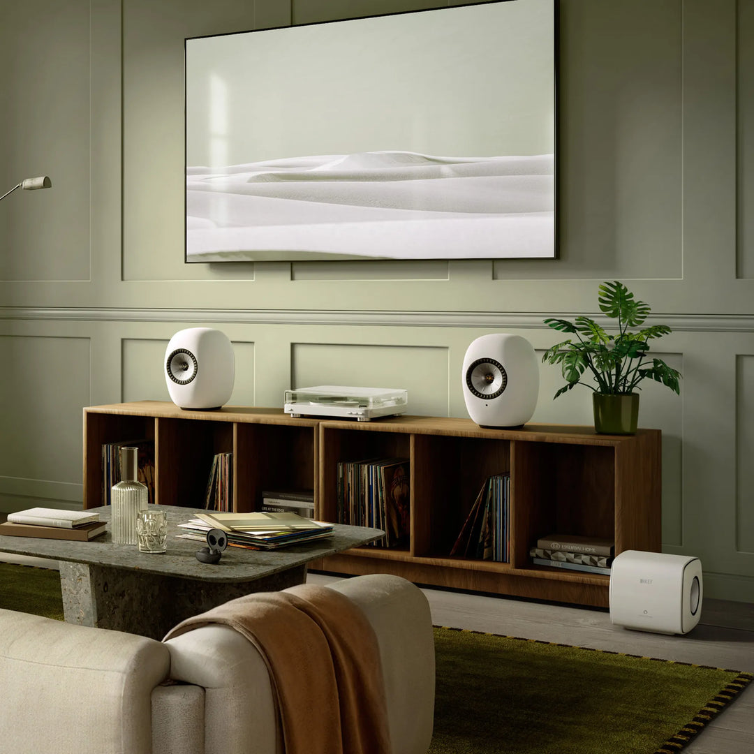 KEF LUXE Wireless Bookshelf Speakers