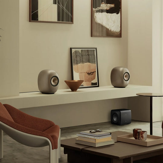 KEF LUXE Wireless Bookshelf Speakers