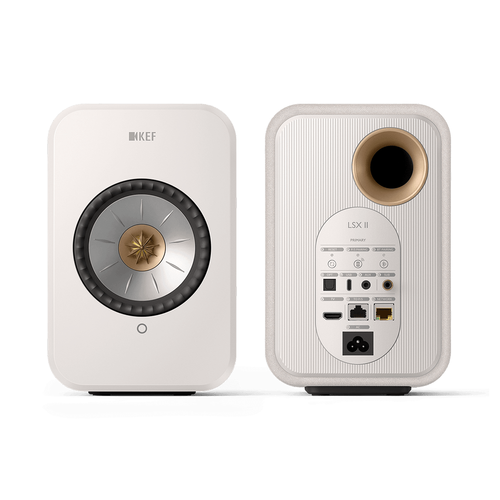 KEF LSX II Wireless Hifi Bookshelf Speakers