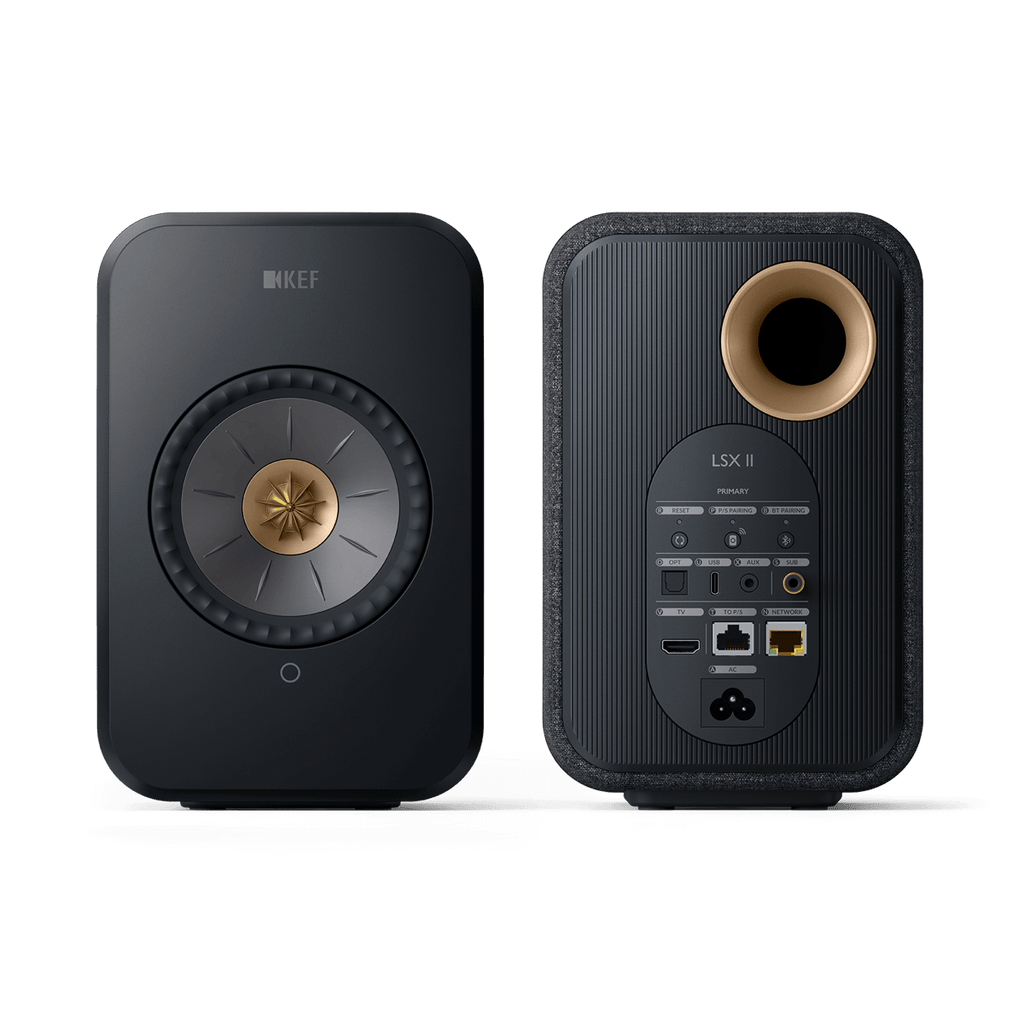 KEF LSX II Wireless Hifi Bookshelf Speakers