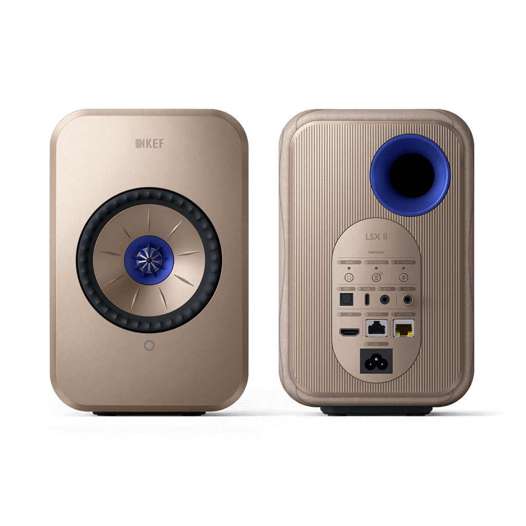 KEF LSX II Wireless Hifi Bookshelf Speakers