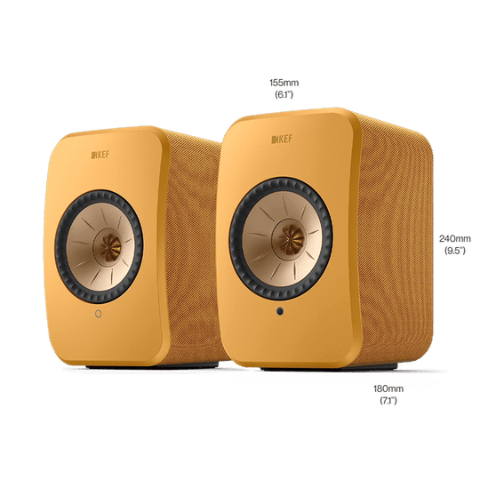 KEF LSX II Wireless Hifi Bookshelf Speakers