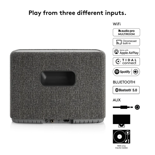 Audio Pro A15 WiFi Wireless Multiroom Speaker