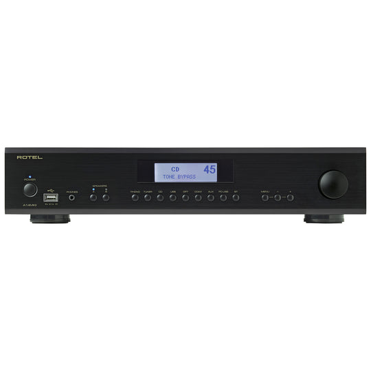 The Rotel A14 MKII Stereo Integrated Amplifier in Black from Todds Hi Fi