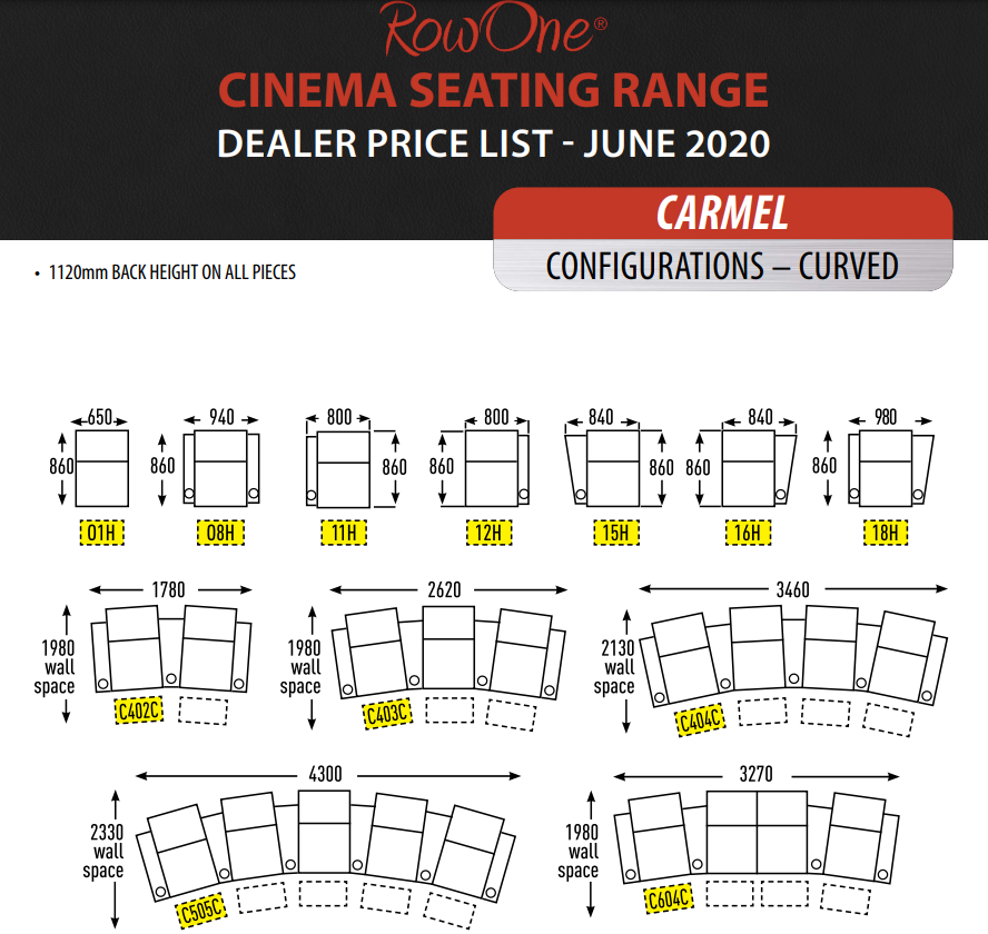 Row One Carmel Cinema Seat