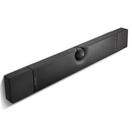 The DEVIALET Dione Soundbar with Dolby ATMOS in black from Todds Hi Fi