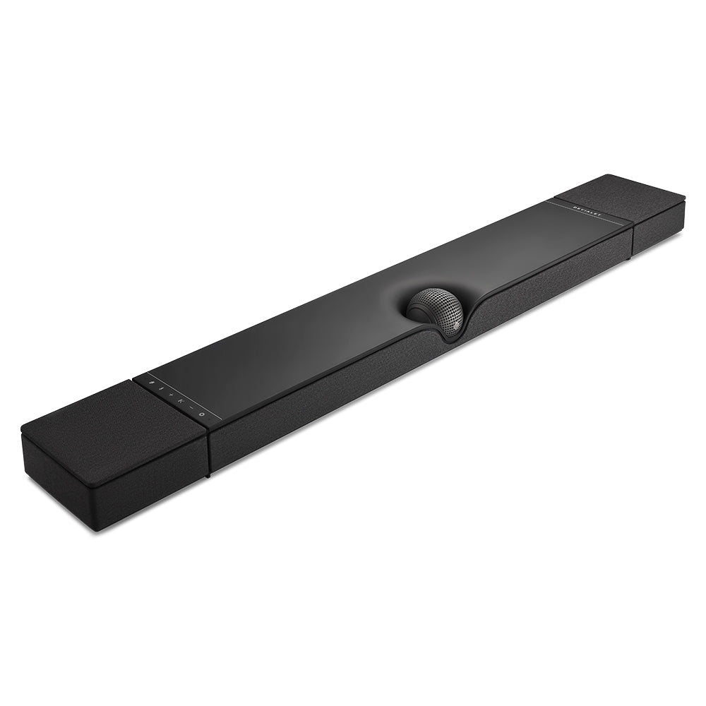 The DEVIALET Dione Soundbar with Dolby ATMOS in black from Todds Hi Fi