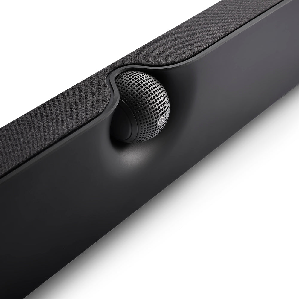 The DEVIALET Dione Soundbar with Dolby ATMOS in black from Todds Hi Fi