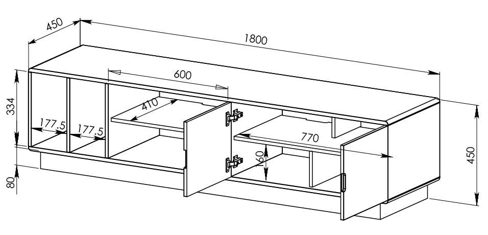 RVM Encore 1800 DO - AV Cabinet