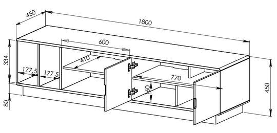 RVM Encore 1800 DO - AV Cabinet