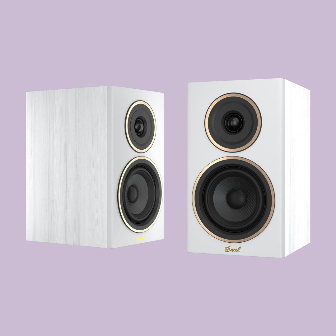 Encel Gelati Bookshelf Speakers with Magnetic Grille