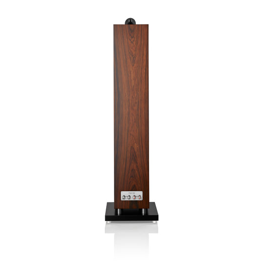A Bowers & Wilkins 702 S3 3-Way Floor Standing Speaker in mocha from Todds Hi Fi