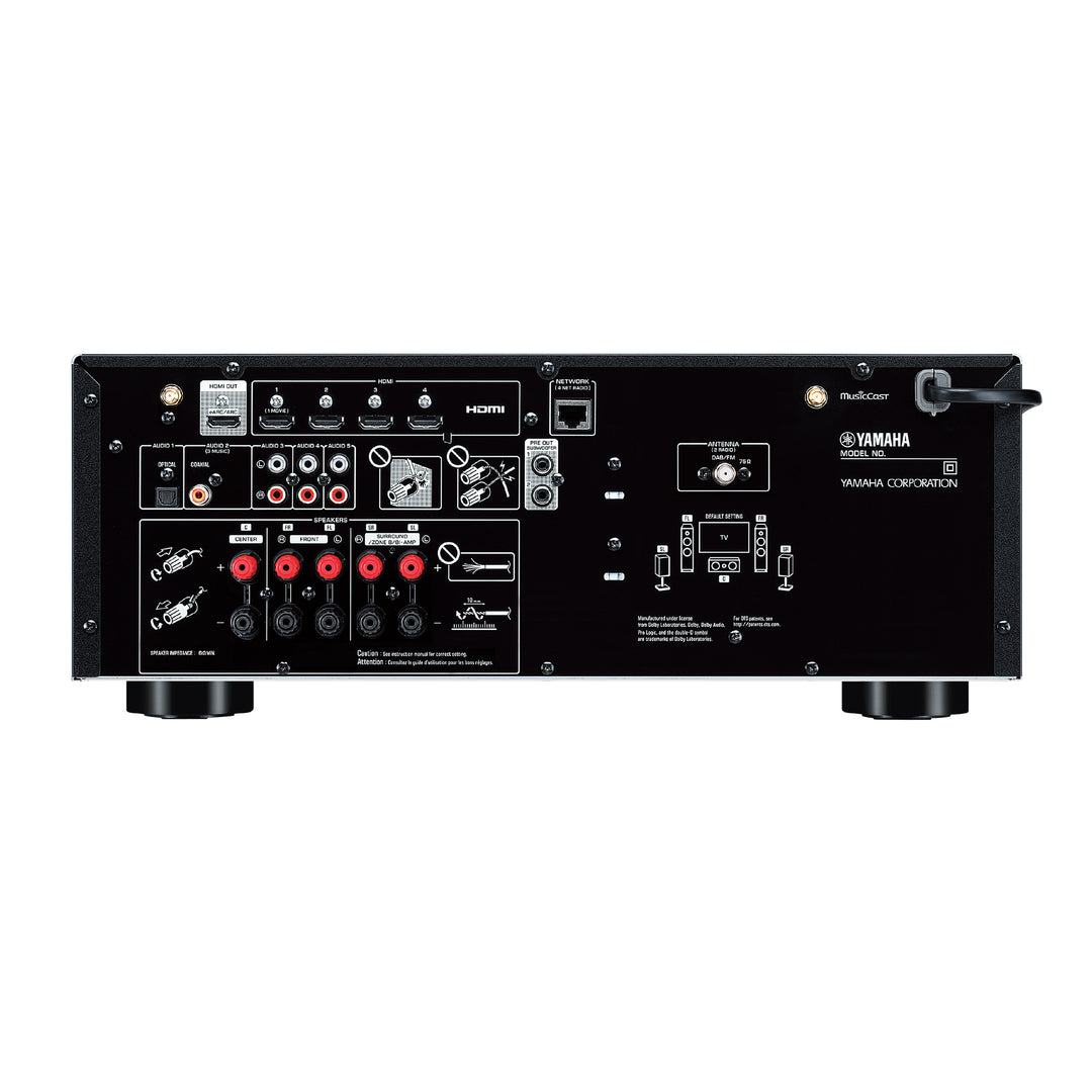 Yamaha RX-V4A 5.2 CH AV Receiver (80W)