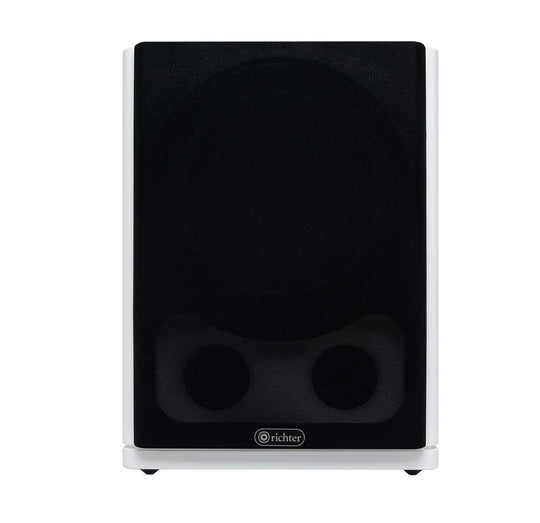 The Richter Thor 10.6 inch Subwoofer in white from Todds Hi Fi