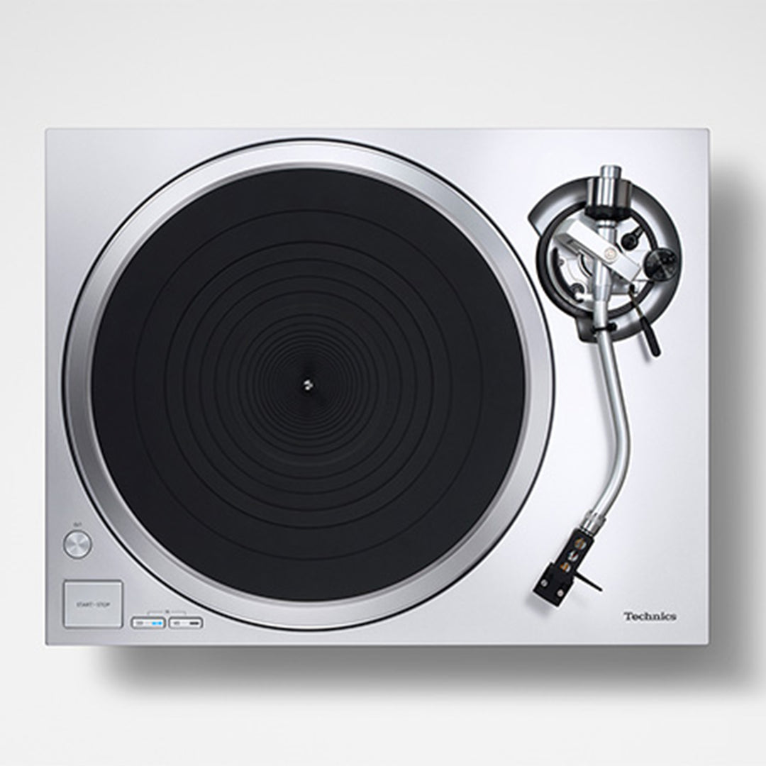 Technics Premium Class SL-1500C Direct Drive Turntable in silver from Todds Hi Fi